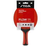 Raqueta de tenis de mesa Stiga Seasons Flow Spin para interior y exterior, color rojo y negro