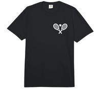 Raqueta de Tenis Logotipo de Tenis Simple Jugador de Tenis Comfort Colors Adult Heavyweight T-Shirt