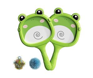 Raqueta De Tenis Para Niños - Raqueta Deportiva Con Forma De Rana, Juguete De Entrenamiento Ligero | Raquetas De Tenis Para Interior, Exterior, Playa, Patio De Juegos, Jardín, Patio, Niños, Niñas, Act