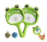Raqueta De Tenis para Niños Y Niñas - Raqueta Adorable Y Divertida con Forma De Rana - Raquetas De Tenis | para Juego al Aire Libre Playa Jardín Patio Niños y Niñas