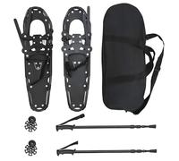 Raquetas de Nieve 3 en 1 con Bastones de Senderismo Negro,Deportes,Actividades al Aire Libre,Actividades y Deportes de Invierno,Caminar con Raquetas de Nieve,Raquetas de nieve-42021440
