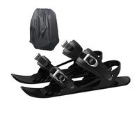 Raquetas de nieve para hombres, patines de nieve - patines, herramientas antideslizantes ligeras, accesorios de esquí ajustables con bolsa de transporte, raquetas de nieve compactas multifuncionales
