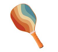 Raquetas de Pelota de Pepinillo para Adultos, Suministros de Tenis Portátiles Sin Deslizar de Madera Transpirable, Suministros de Tenis, Accesorios y Equipo,