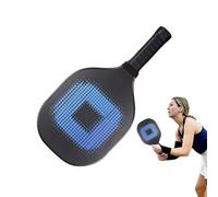Raquetas de pickleball para adultos, paletas resistentes al desgaste, raqueta de madera portátil, diseño fuerte y ligero, 15.35 x 7.68 pulgadas, compacta y versátil, ideal para jugar en interiores y