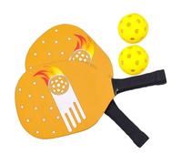 Raquetas de Tenis de Mesa, paletas de de pepinillo,Raquetas de Bola de encurtidos Profesionales | Kit de Alto Rendimiento con 2 paletas y 2 Bolas, Equipo Deportivo para Hombres, Mujeres