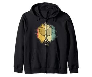 Raquetas de Tenis Retro Fun Tennis Sudadera con Capucha