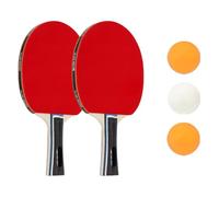 Raquetas profesionales de ping-pong de agarre cómodo con 3 pelotas