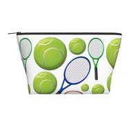 Raquetas y pelotas de Tenis, Bolsa de artículos de tocador Bolsa de Maquillaje Bolsa de cosméticos Bolsa de artículos de tocador de Viaje portátil