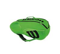 Raquetero Wilson Mini Vancouver 6pk Verde Negro