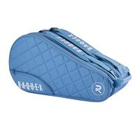 Raquex Bolsa Acolchada para Raquetas de pádel Elite (hasta 4 Raquetas), Bolsa de Piel sintética para Hombre y Mujer, Bolsa Protectora Acolchada para Raquetas de pádel, Regalo de pádel de Lujo, Azul