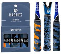 Raquex Evoke Overgrip - Over Grip para Raquetas de Padel, Tenis, bádminton y Squash. Paquete de 3 Grips (Camuflaje Mixto)