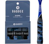 Raquex Evoke Overgrip - Over Grip para Raquetas de Padel, Tenis, bádminton y Squash. Paquete de 3 Grips (Camuflaje Oscuro)