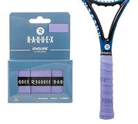 Raquex Paquete de 3 Cintas Endure, de 0,75 mm de Grosor, para empuñaduras de Raquetas, Antideslizantes, para Raquetas de Tenis, bádminton, Squash y pádel (Morado Claro)