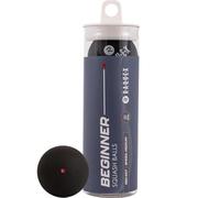 Raquex Pelotas de Squash - Tubo de 3. 4 Velocidads: Punto Amarillo Doble Competición, Amarillo Único Avanzado, Rojo Principiantes, Azul Júniors. Aprobada por la WSF