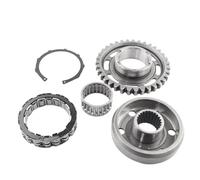 RAQXOLPB Arranque Embrague De Rueda Compatible con TRX450R 2006-2009 para TRX450ER 2006-2014 para CRF450X 2005-2009 Kit De Embrague De Arranque Unidireccional para Motocicleta Accesorios