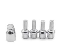 RAQXOLPB Tornillos Rueda de Coche M12x1.5 Aleación de Acero Universal Ruedas de automóvil Fórmula Cerrado Bellota Bloqueo Tuerca 4 Piezas Tornillos Pernos de Bloqueo de Ruedas Pernos de Rueda