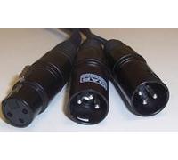 RARAION 2x Cable Adaptador XLR Macho a Hembra, 1.5m, Negro