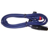 RARAION Cable 2x XLR 3-Pines a 2x RCA, 1.5m, Azul