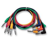 RARAION Cable Estéreo 6.35mm (1/4”) en Ángulo Recto, Pack de 6