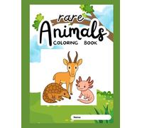 Rare animals: Coloring book
