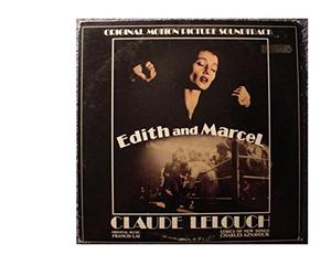 Rare Edith & Marcel Original Motion Picture Soundtrack Promo Issue Stereo 2 Lp Set & Original Gate-fold Cover - Claude LeLouch - Atlantic Records 1983