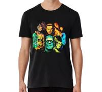 Rare Gift Monsters T-Shirt Monsters Made in USABlackM