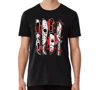 Rare Gift Scary Horror Movies Halloween Costume Gift Made in USA T ShirtBlackXXL