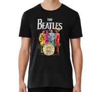 Rare Gift The.Be4tles Lone Hearts Sergeant Made in USA T-Shirt BlackM