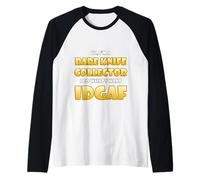 Rare Knife Collector Vintage Prop Movie World War Knives Camiseta Manga Raglan