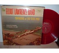 Rare Red Vinyl LP - Elliot Lawrence Band - Swinging At The Steel Pier - 1956 Fantasy LP