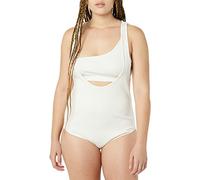rare/self Body para Todos los Géneros Acanalado sin Mangas de Dos Piezas a Parches, Leche de Coco, 4