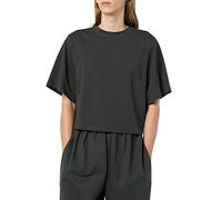 rare/self Camiseta Recta de Punto para todos los Géneros con Cuello Redondo, Negro Apagado, 1