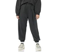 rare/self Jogger para todos los Géneros de Felpa de Rizo con Costuras a la Vista, Negro Apagado, 8