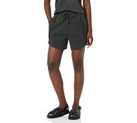 rare/self Pantalón Corto Acanalado para todos los Géneros con Costuras a la Vista, Negro Apagado, 6