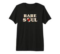 Rare Soul Music Camiseta Vintage Estilo DJ Turntable Graphic Camiseta Premium