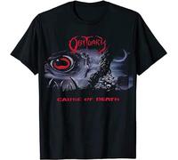 Rare Vintage Ob%itu%ARY Ca%use of De%ath Album De%ath Metal Band,Unisex, Hombre, Women Tee,T-Shirt S, Negro , S