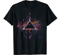 Rare Vintage P%Ink FL%oyd D%Ark S%IDE of The M%oon Spl%Atter Officially Licensed, Metal Posters,Unisex, Men, Women tee,T-Tshirts Camisetas y Tops Black, White(X-Large)