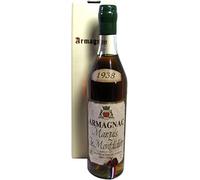 Rareza: Armagnac Marquis de Montdidier 0.7l año 1938 con papel de regalo