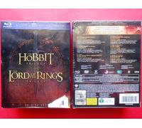 Raro Caja Set 30 Disco Trilogía El Hobbit Señor De Rings blu ray V