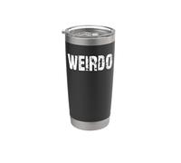 Raro Gracioso Raro Vaso térmico de acero inoxidable de doble pared