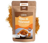 Ras el Hanout (150g) - Mezcla de especias de Ras el Hanout secado suave - Especias orientales aromáticas y sabrosas ideales para cocinar