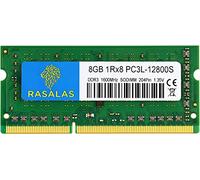 RASALAS 8 GB 1Rx8 PC3L-12800S DDR3L 1600 MHz SODIMM DDR3 1600 RAM 1,35 V CL11 204-Pin PC3 12800 Memoria para portátil