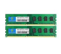 Rasalas 8GB Kit (2x4GB) PC3-10600 DDR3-1333 PC3 10600U Ram DDR3 2Rx8 PC3-10600U 1333 MHz DDR3 1.5V CL9 240-pin Memory Module Upgrade for Desktop