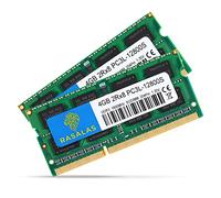 Rasalas 8GB Kit (2x4GB) PC3-12800 DDR3L 1600MHz SODIMM, 4GB DDR3 1600 2Rx8 PC3L-12800S 1.35V 204-Pin CL11 Dual Rank Laptop RAM Memory