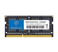 Rasalas DDR3L 8GB DDR3 1600 MHz PC3L-12800 8 GB DDR3 no ECC sin búfer 1,35 V CL11 2Rx8 Dual Rank SODIMM RAM de memoria para portátil
