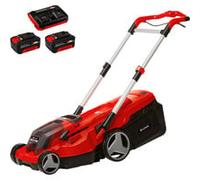 RASARRO Cortacésped manual Batería Negro, Rojo rojo/Negro, Cortacésped manual, 450 m², 38 cm, 2,5 cm, 7,5 cm, 45 L