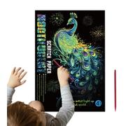 Rasca Y Divertidas Tarjetas Para Garabatear, Juguete Creativo De | Papel Artístico Rascable Kit Relajante Dibujo por Raspado, Juego Tableros Manualidades real