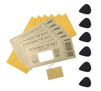 Rasca Y Gana, Contiene 6 Sobres, 6 Tarjetas, 6 Pegatinas, 6 Raspaditos, Regalos Divertidos Personalizados, Tarjetas De CumpleañOs, Entradas De Cine, Vales De Viaje