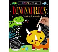 Rasca y Juega. Dinosaurios - Cuaderno de actividades (Castellano - A PARTIR DE 6 AÑOS - MANIPULATIVOS (LIBROS PARA TOCAR Y JUGAR), POP-UPS - Otros libros)