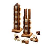 Rascacielos - 11 Piezas Del Puzzle - Juego de Ingenio